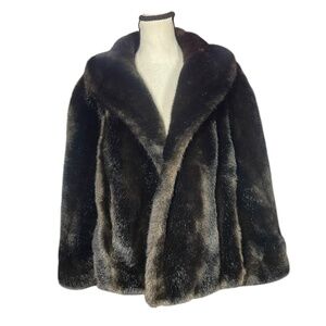 Tissavel of France Faux Fur Shawl